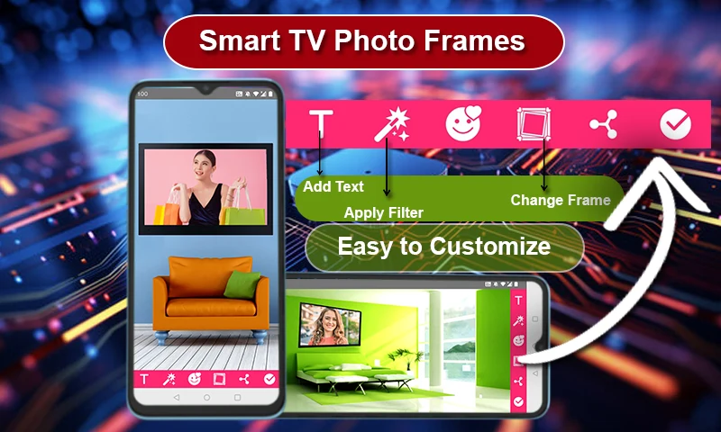 Smart TV Digital Photo Frames screenshot